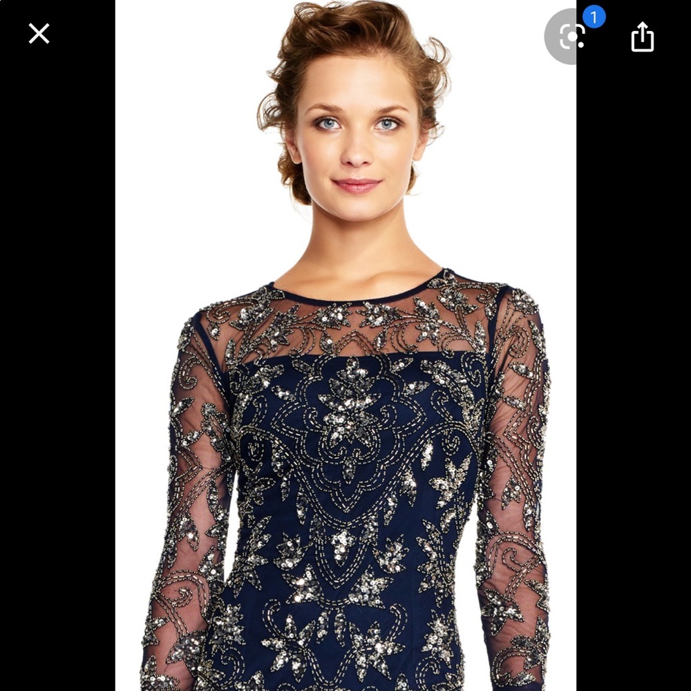 Adrianna-Papell long gown - Picture 4 of 11